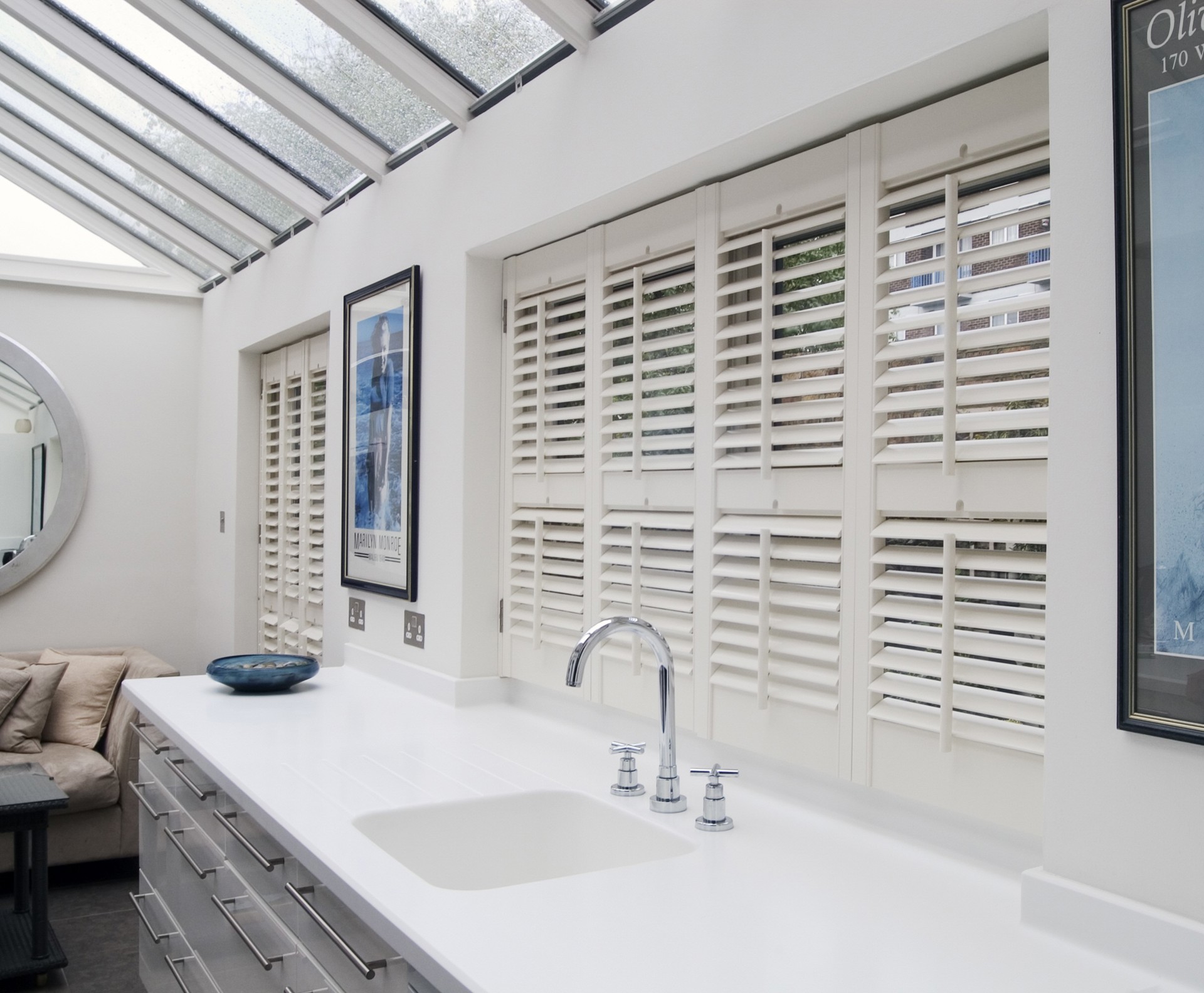 Bathroom Full Height Shutters